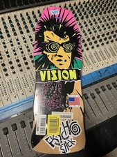 VISION ORIGINAL SHAPE PSYCHO STICK SWIRL SKATE DECK - REEDIÇÃO - 10" - BL/GN comprar usado  Enviando para Brazil