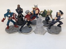 Lote de 7 bonecos Disney Infinity 1 2 3 Avengers Fury Thor Xbox 360 PS3 PS4 Wii DS comprar usado  Enviando para Brazil