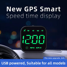 Velocímetro GPS digital carro HUD head up display MPH KMH bússola alarme de excesso de velocidade comprar usado  Enviando para Brazil
