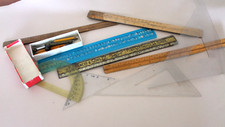 Vintage rulers protractor for sale  DOVER