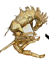 Brass horse cowboy for sale  BOURNEMOUTH