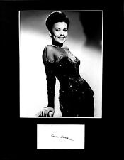 Pantalla de fotos firmada de Lena Horne y certificada por la JSA segunda mano  Embacar hacia Argentina