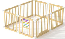 Baby playpen wooden for sale  BRACKNELL