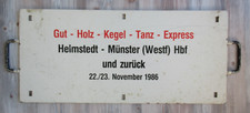 Metall zuglaufschild holz gebraucht kaufen  Hannover