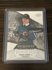 Deck superior 2024-25 diamante preto coleção requintada novatos Macklin Celebrini  comprar usado  Enviando para Brazil