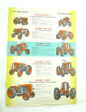 Brochure vecchio trattore usato  Cremona