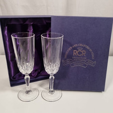 Rcr champagne glasses for sale  YORK