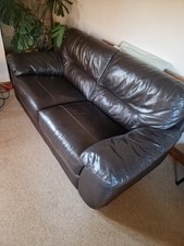 Settee dfs leather for sale  CRAVEN ARMS