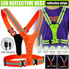 Led reflective vest for sale  SALFORD