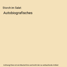 Storch salat autobiografisches gebraucht kaufen  Trebbin