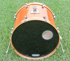 2010 GRETSCH 22" CATALINA MAPLE BASS DRUM em BRILHO ÂMBAR para SEU CONJUNTO DE BATERIA! K860, usado comprar usado  Enviando para Brazil