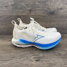 Usado, Tênis de corrida Mizuno Wave Neo Wind feminino tamanho 8.5 branco azul J1GD227821 comprar usado  Enviando para Brazil