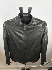 Chaqueta de cuero Armani para hombre / 100 % piel de cordero / 22,5 pulgadas PTP, ¡Excelente! segunda mano  Embacar hacia Argentina