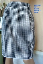 Jupe vintage vichy d'occasion  Villeneuve-Loubet