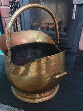 Brass coal scuttle for sale  HYDE