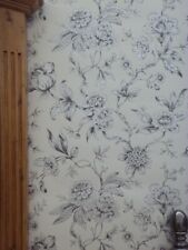 Black flower toile for sale  NELSON