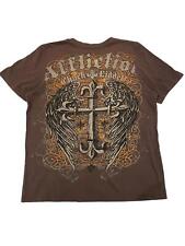 Brown affliction shirt for sale  NORTHOLT