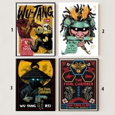 QUENTE!! pôster personalizado Wu Tang Clan junho 10 14 15 2025 Tampa Flórida, TX 18x24 comprar usado  Enviando para Brazil
