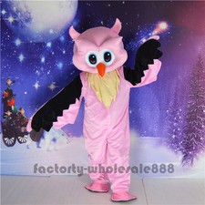 Usado, Fantasia de mascote coruja rosa grande Halloween animal fantasia festa adultos vestido fantasia comprar usado  Enviando para Brazil
