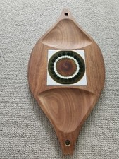 Midcentury teak serving for sale  BISHOP'S STORTFORD