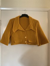 Handmade crochet mustard for sale  SHERBORNE