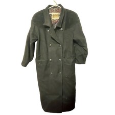 Trench coat feminino London Fog lã peito duplo 100% lã tamanho 14 comprar usado  Enviando para Brazil