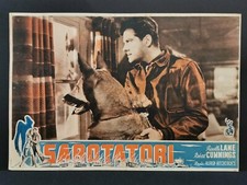 Sabotatori fotobusta poster usato  Torino