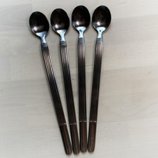Usado, Substituições de talheres Oneida aço inoxidável Athena 4 colheres de chá gelado 8 3/4 polegadas comprar usado  Enviando para Brazil