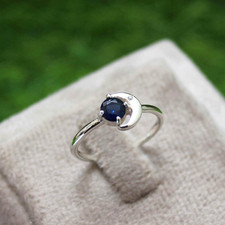 0.80ct round blue for sale  CROYDON
