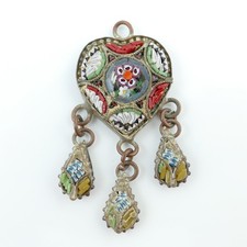 micro mosaic pendant for sale  IPSWICH