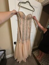 Champagne strapless terani for sale  Buna