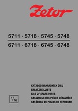 301614 Zetor Lista części zamiennych 6711, 6718, 5711, 5718, 5745, 5748, 6745, 6748 na sprzedaż  Wysyłka do Poland