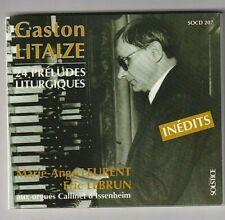 Gaston litaize preludes d'occasion  Paris XV