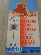 Irak guide touristique d'occasion  Vesoul