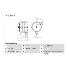 Cashback bosch alternator for sale  BIRMINGHAM