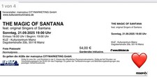 Karten santana konzert gebraucht kaufen  Heidelberg