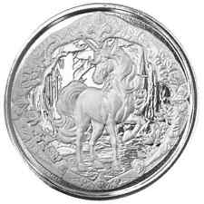 2024 - Unicórnio 1 oz .999 moeda de prata fina cavalo mítico BU - SCOTTSDALE ESTADO PERFEITO comprar usado  Enviando para Brazil