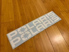 Polaris white decals for sale  Belchertown