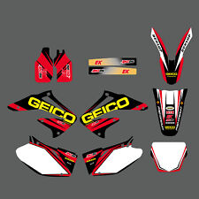 Adesivo da motocicleta kit gráfico do decalque para Honda CRF450 CRF450R 2002 2003 2004 D5, usado comprar usado  Enviando para Brazil