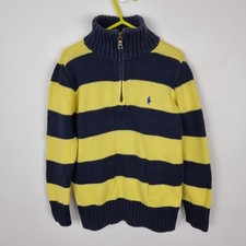 Camiseta Polo Ralph Lauren de Malha com Zíper Quarto Infantil Tamanho 6 comprar usado  Enviando para Brazil