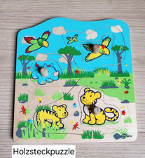 Steckpuzzle holzpuzzle holzspi gebraucht kaufen  Sottrum