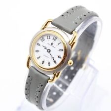 Relógio feminino J.B Champion pulseira de couro cinza clássico aço inoxidável multitom comprar usado  Enviando para Brazil