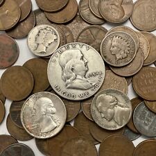 Lote de 30 moedas Starter US Coin Collection PRATA MEIO DÓLAR QUARTO E CENTAVO + MAIS comprar usado  Enviando para Brazil