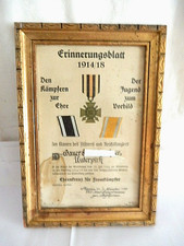 Altes erinnerungsblatt 1914 gebraucht kaufen  Oelsnitz