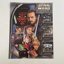 Usado, ORIGINAL RETRÔ Máquina de Pinball Arcade Publicidade Folheto Arte Brinquedo Star Wars Episódio 1 comprar usado Usado, ORIGINAL RETRÔ Máquina de Pinball Arcade Publicidade Folheto Arte Brinquedo Star Wars Episódio 1 comprar usado  Enviando para Brazil