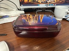 Caçarola de micro-ondas Tupperware com tampa sem grade de vedação 1,7 litros roxa comprar usado  Enviando para Brazil