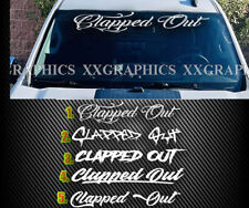 Clapped windshield decal for sale  Long Beach