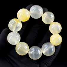 Pulseira elástica de contas ônix formato redondo grau superior 469,00 cts RK 01 E693, usado comprar usado  Enviando para Brazil