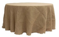 Round natural burlap for sale  Los Angeles