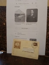 Cartolina autografa federico usato  Villa Santo Stefano
